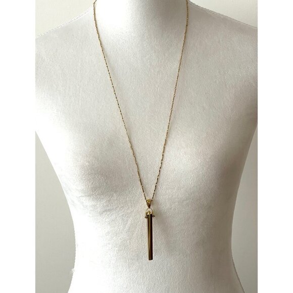 Stella & Dot Rebel Articulated Pendant, Gold Tone, Long - Picture 1 of 8
